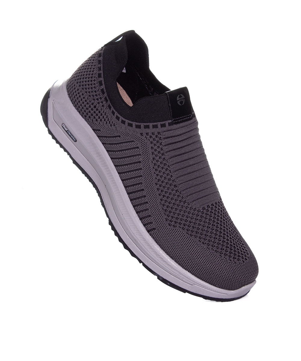 Tênis Masculino Ferriceli Knit Etron Chumbo
