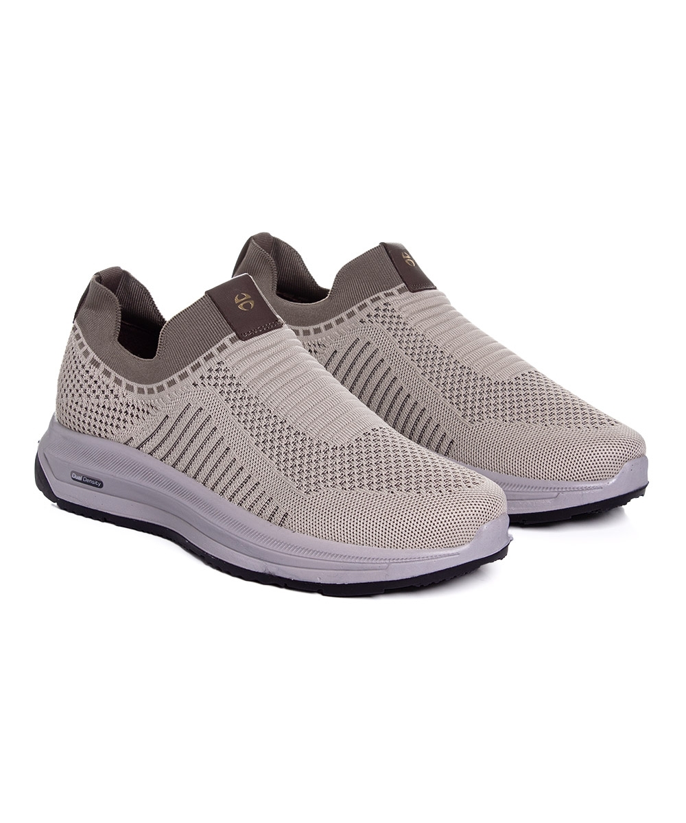 Tênis Masculino Ferriceli Knit Etron Bege