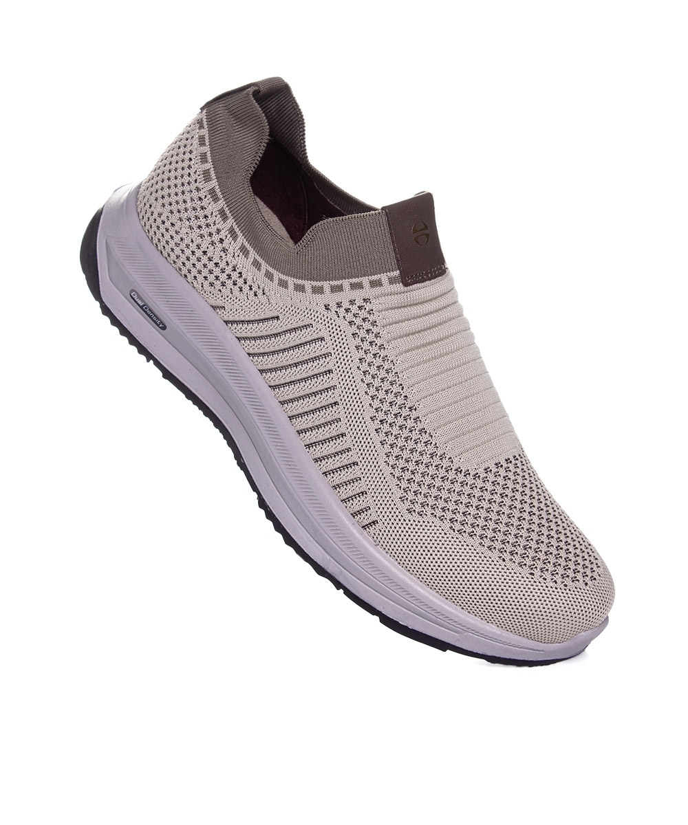 Tênis Masculino Ferriceli Knit Etron Bege