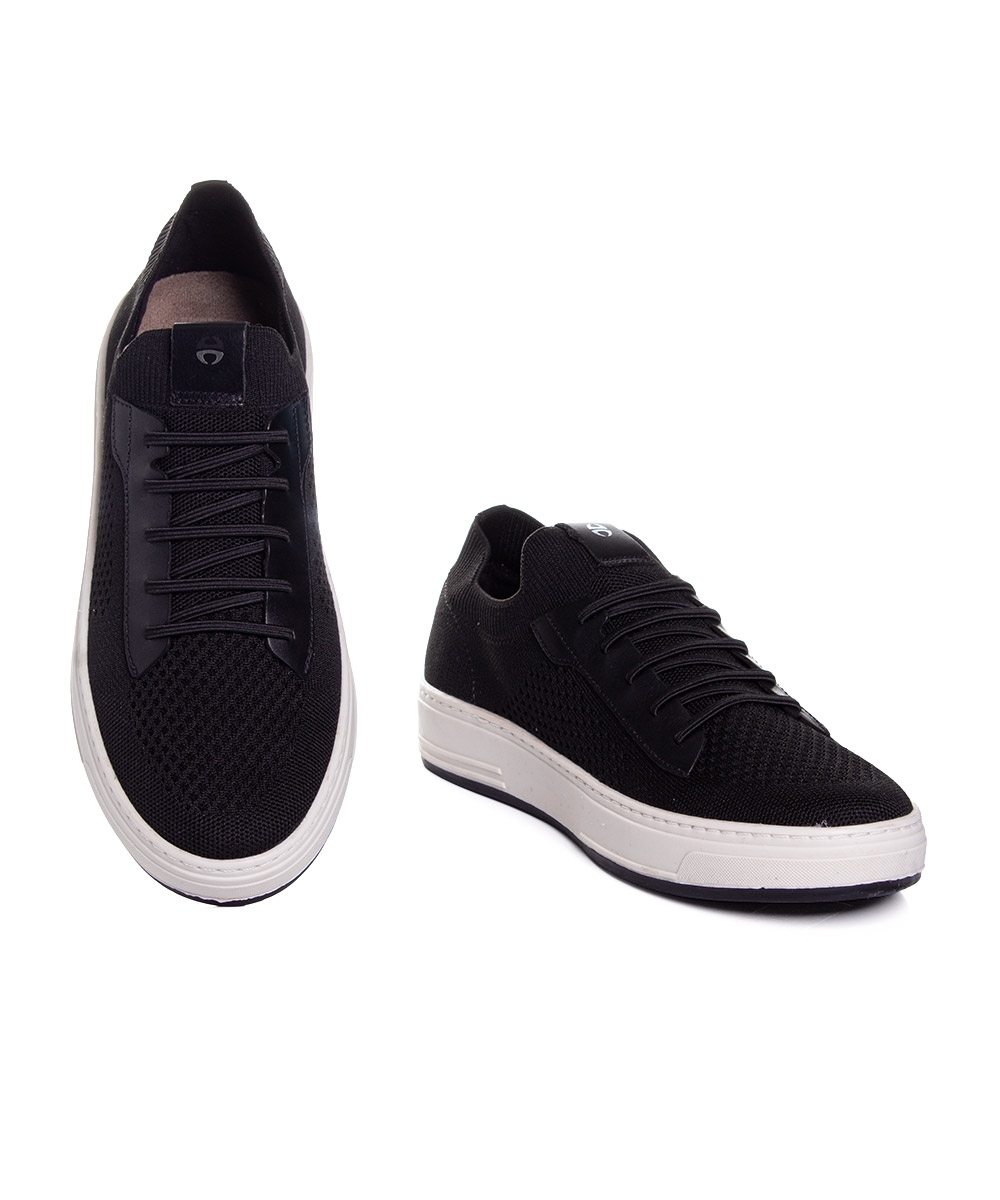 Tênis Ferriceli Knit Rover Tamanho Especial Preto
