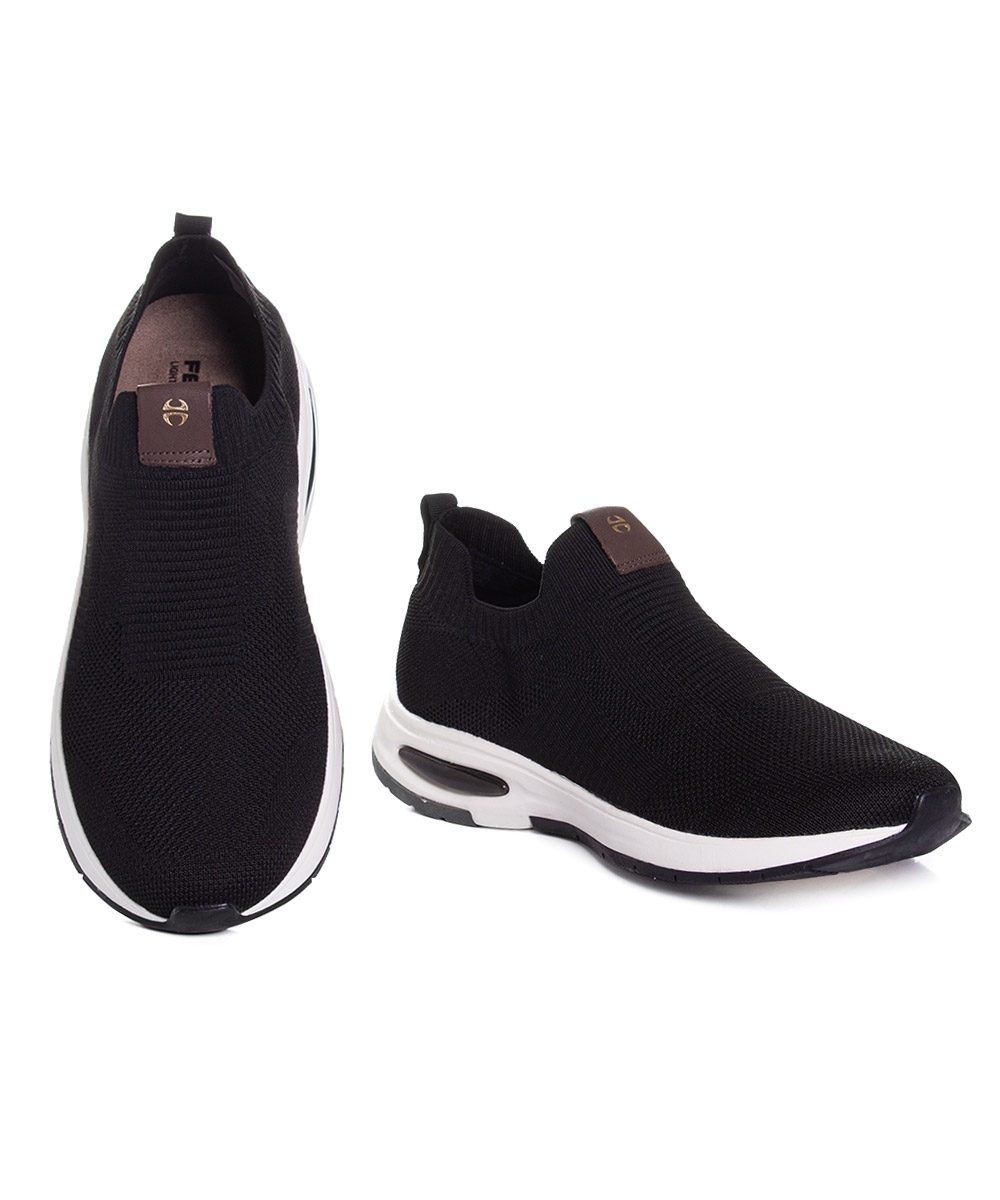 Tênis Masculino Ferriceli Knit Five Preto