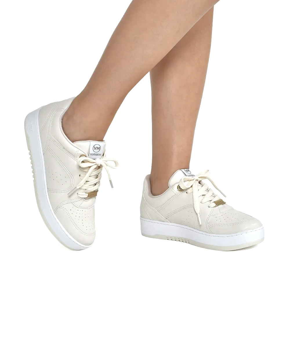Tênis Feminino Via Marte Casual VM MARFIM