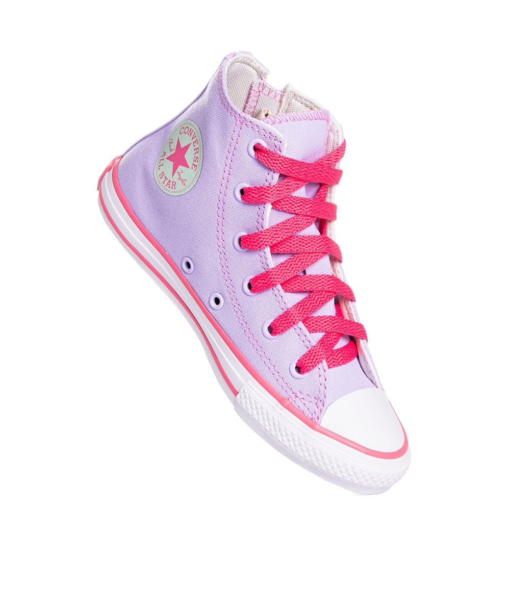 Tênis Infantil Converse All Star Side Zip Violeta