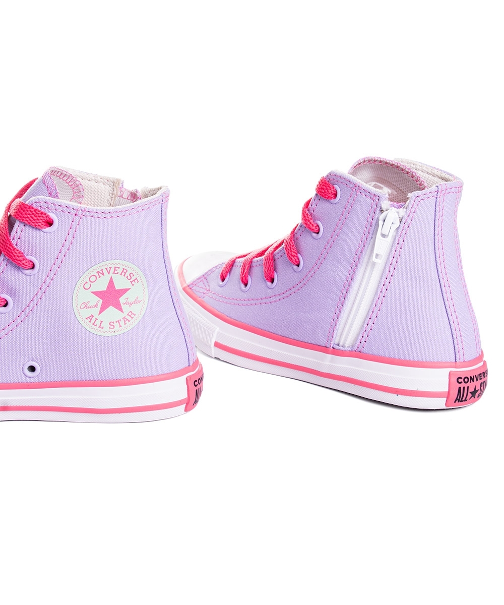 Tênis Infantil Converse All Star Side Zip Violeta