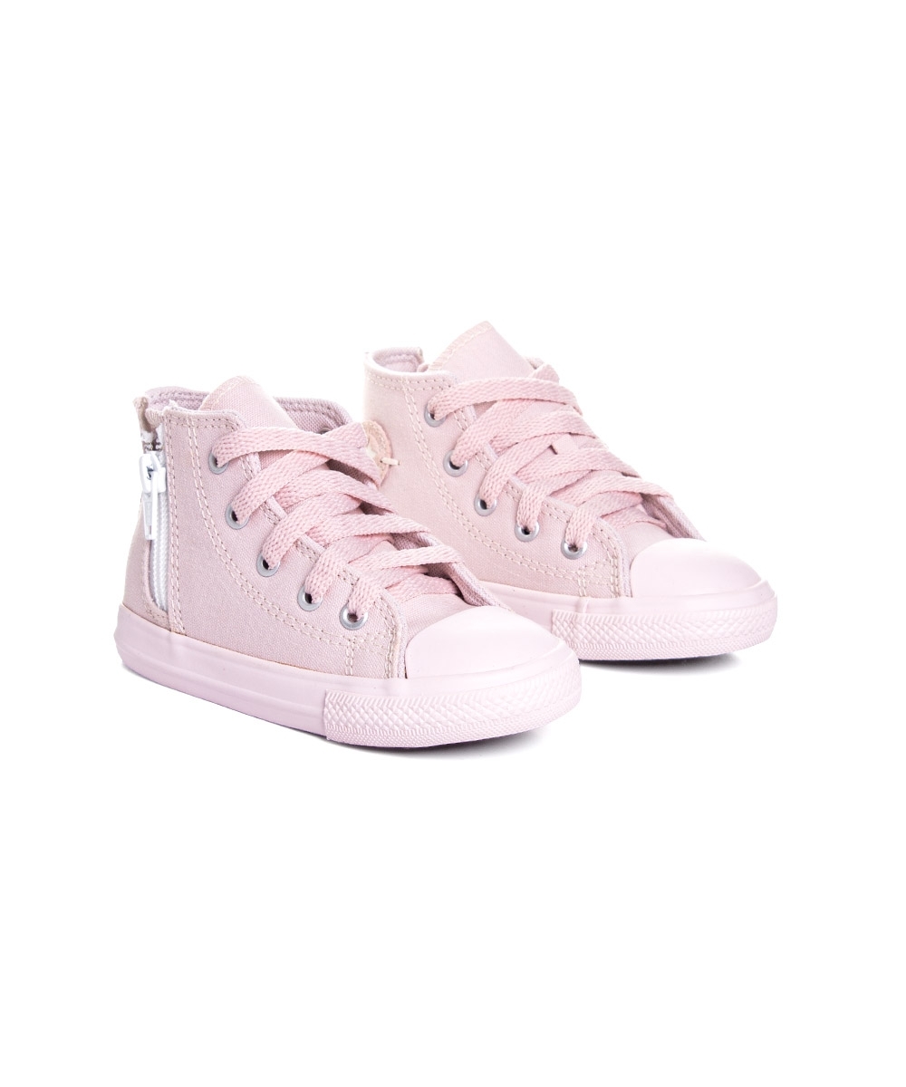 Tênis Infantil All Star Cano Alto Zip Modern Creme