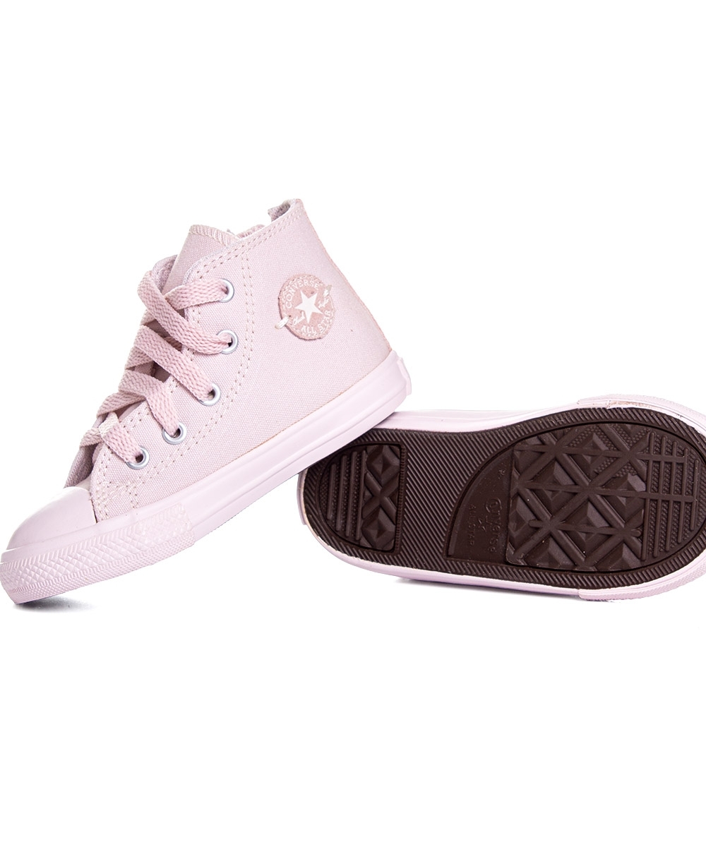 Tênis Infantil All Star Cano Alto Zip Modern Creme