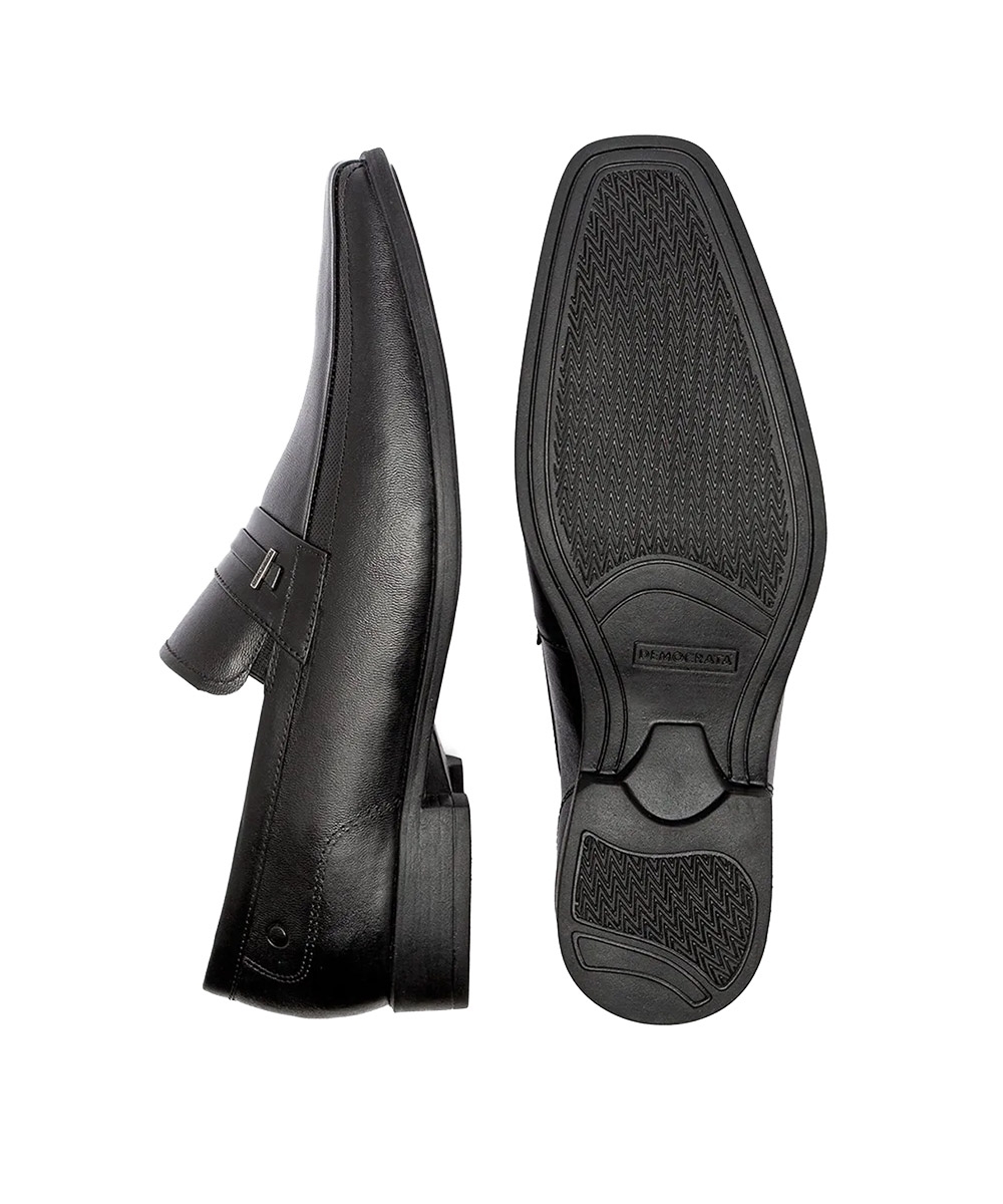Sapato Masculino Democrata Unique Couro Preto