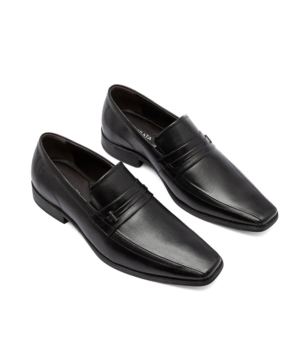 Sapato Masculino Democrata Unique Couro Preto