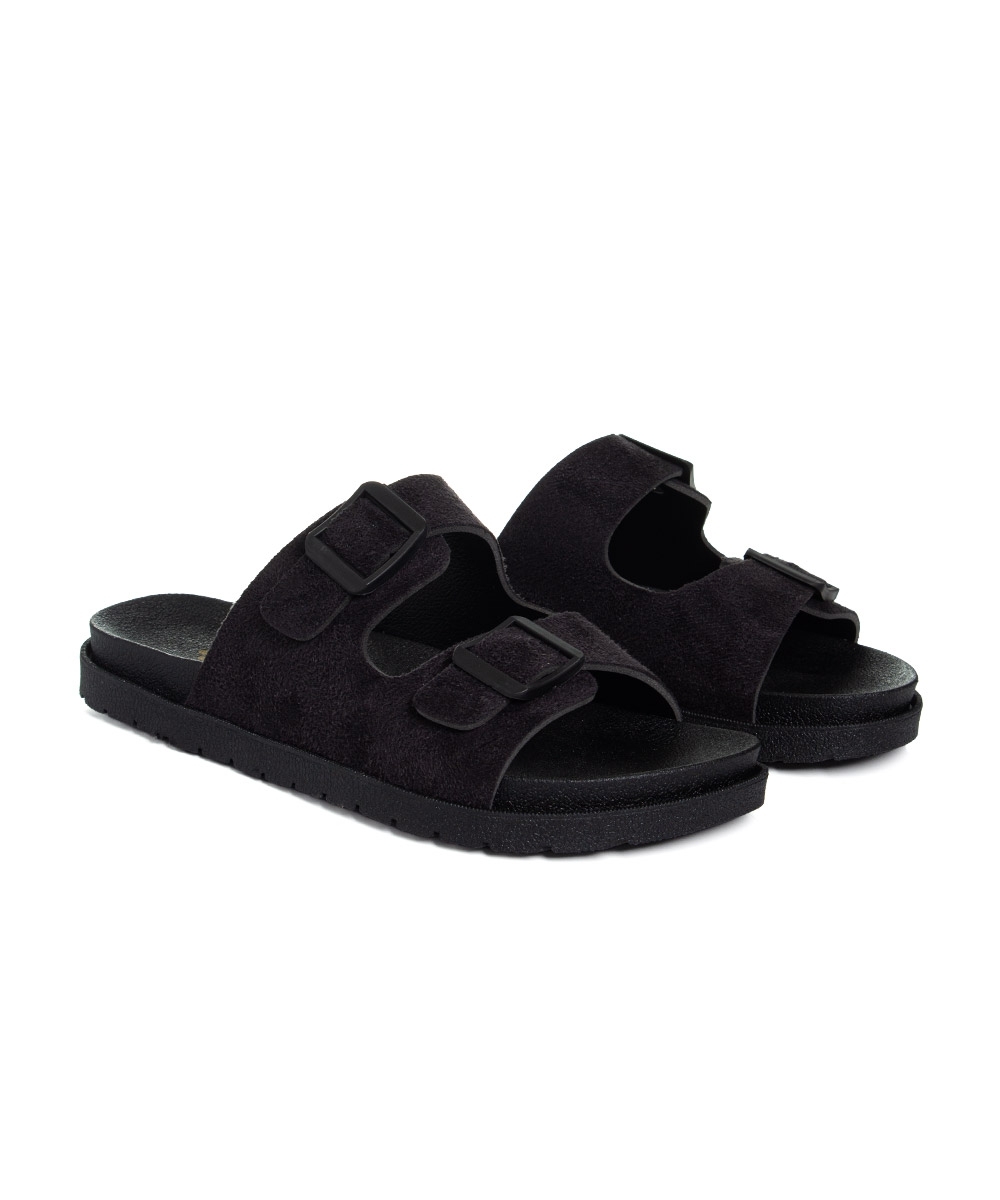 Tamanco Flatform Pixolé Fivelas Brk Preto