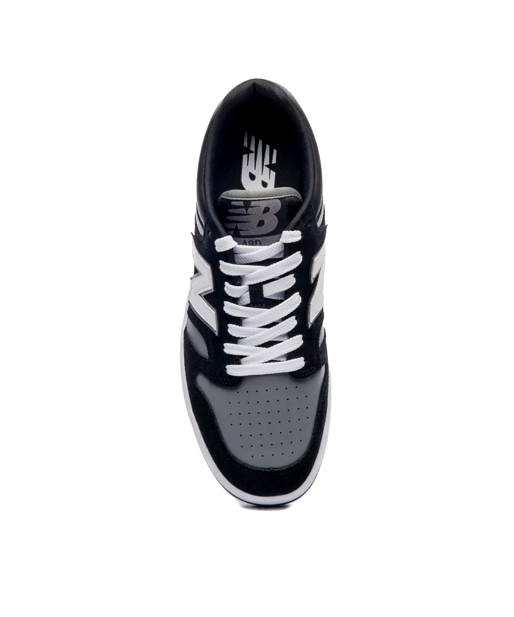 Tênis New Balance 480 Low Preto/cinza