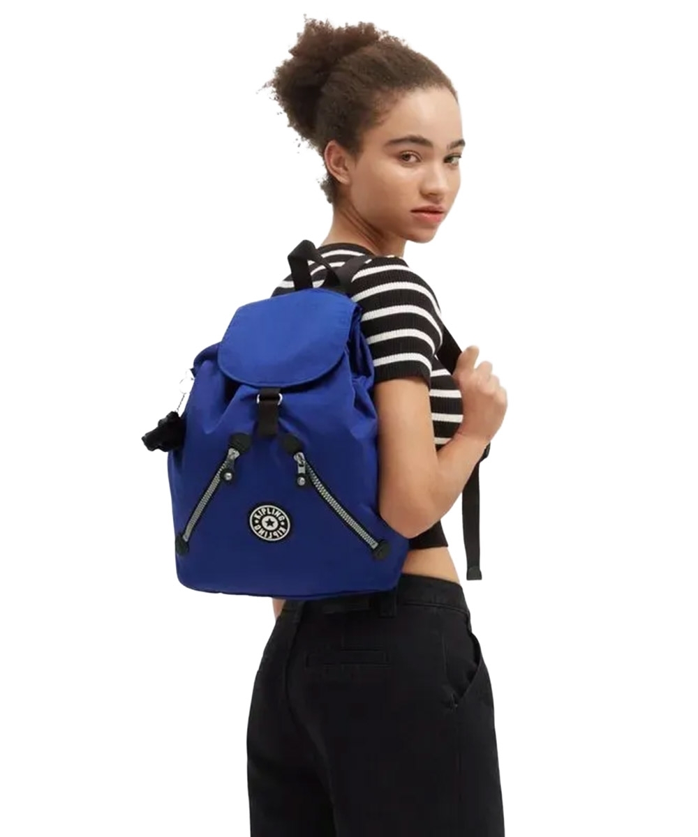Mochila Kipling New Fudamental L Rapid Navy Azul