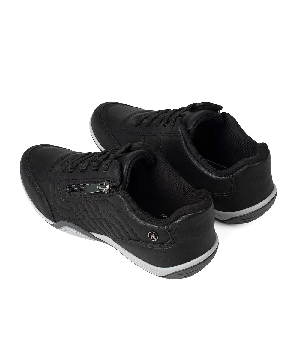 Tênis Feminino Kolosh Casual Ziper Preto