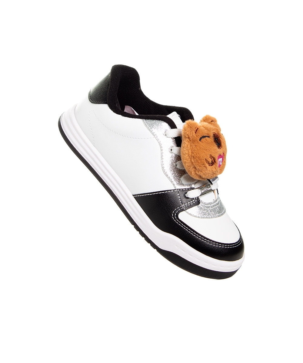 Tênis Infantil Molekinha Capivara Branco/preto