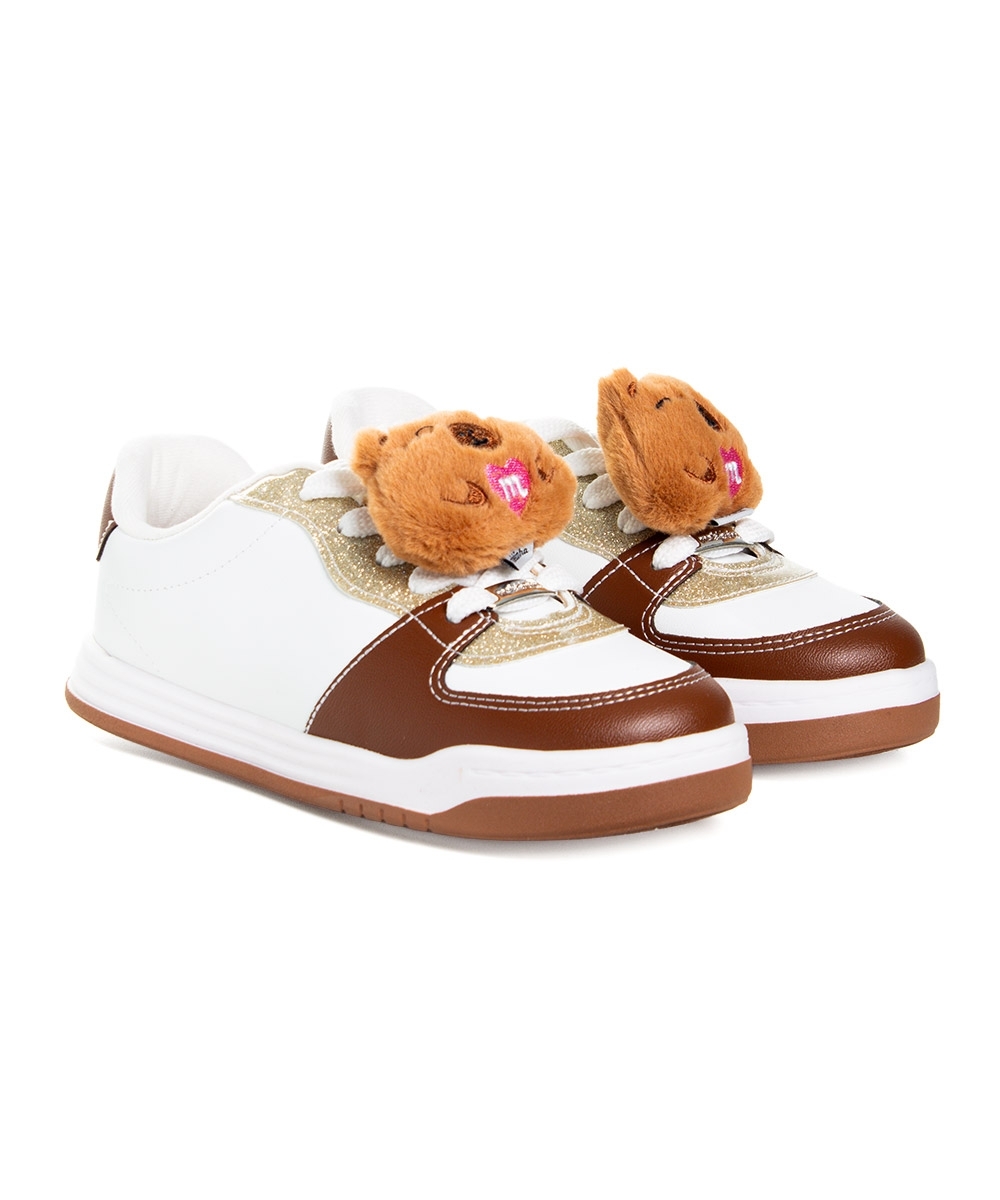 Tênis Infantil Molekinha Capivara Branco/bege