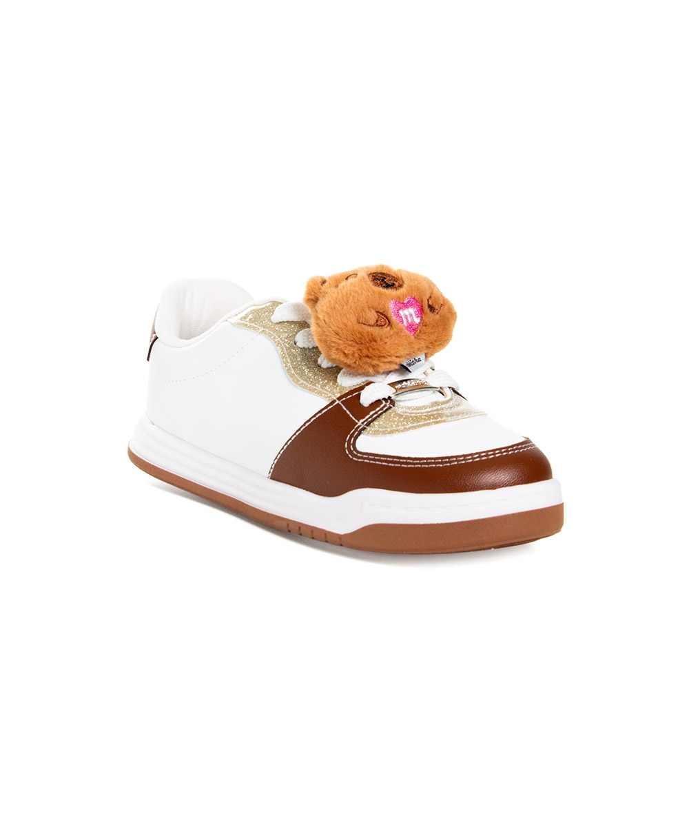 Tênis Infantil Molekinha Capivara Branco/bege