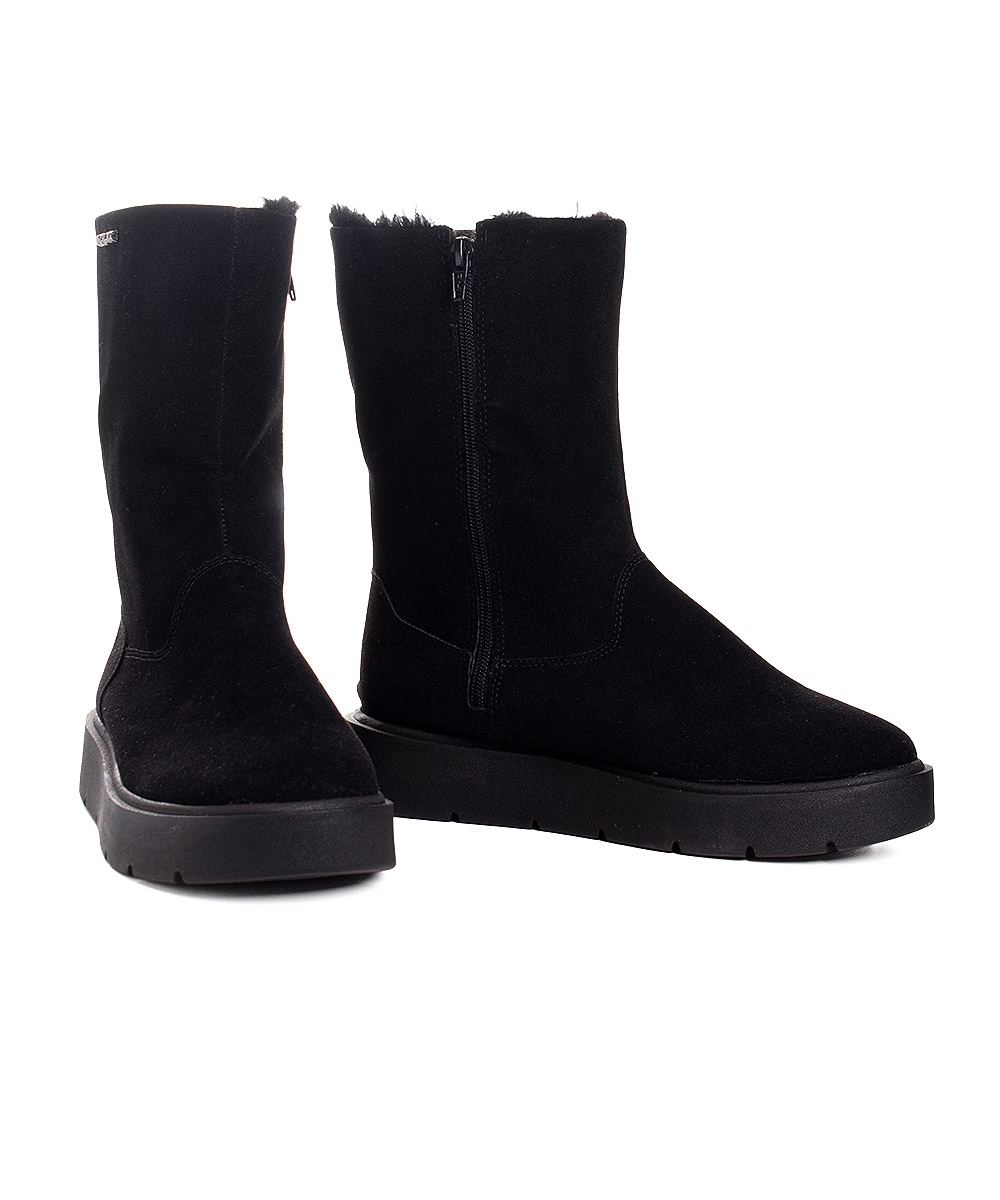 Bota Feminina Quiz Forrada Pelos Inverno Preto