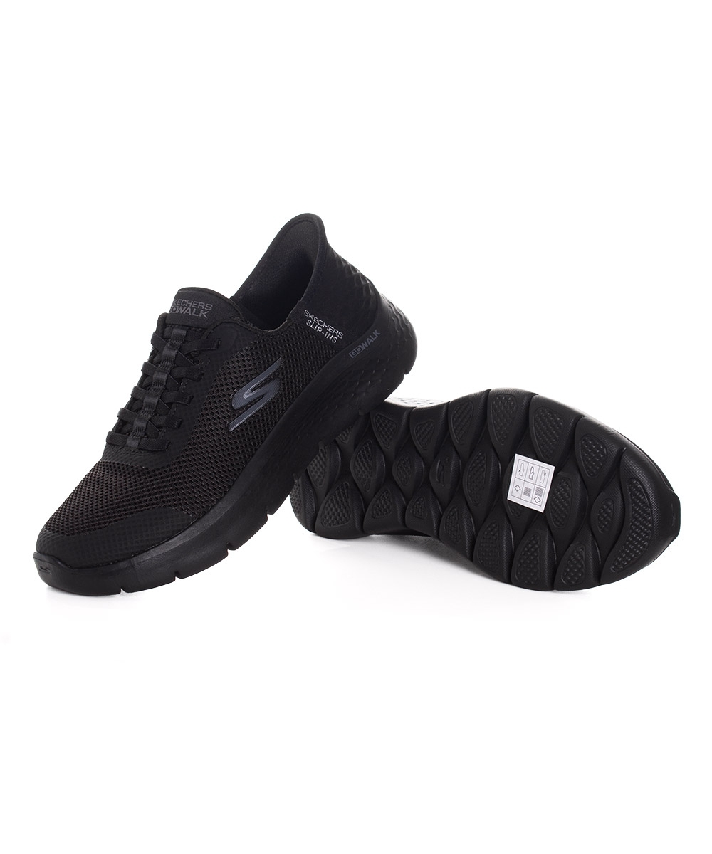 Tênis Feminino Skechers Go Walk Flex Slip-ins Preto