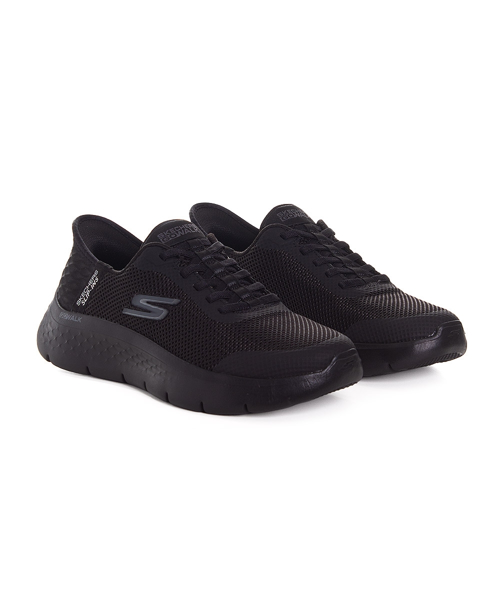 Tênis Feminino Skechers Go Walk Flex Slip-ins Preto