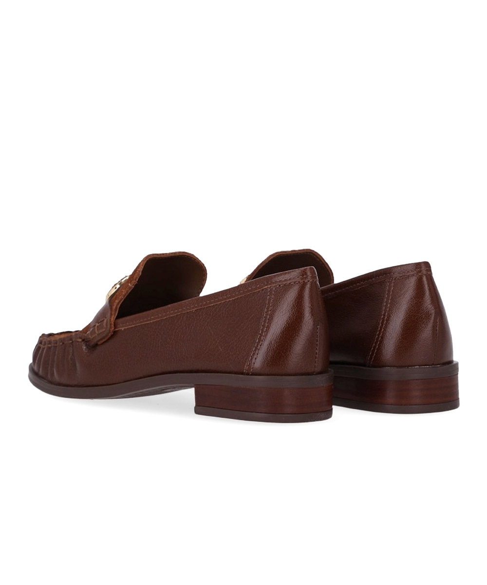 Mocassim Feminino Luz Da Lua Couro Atacama Marrom
