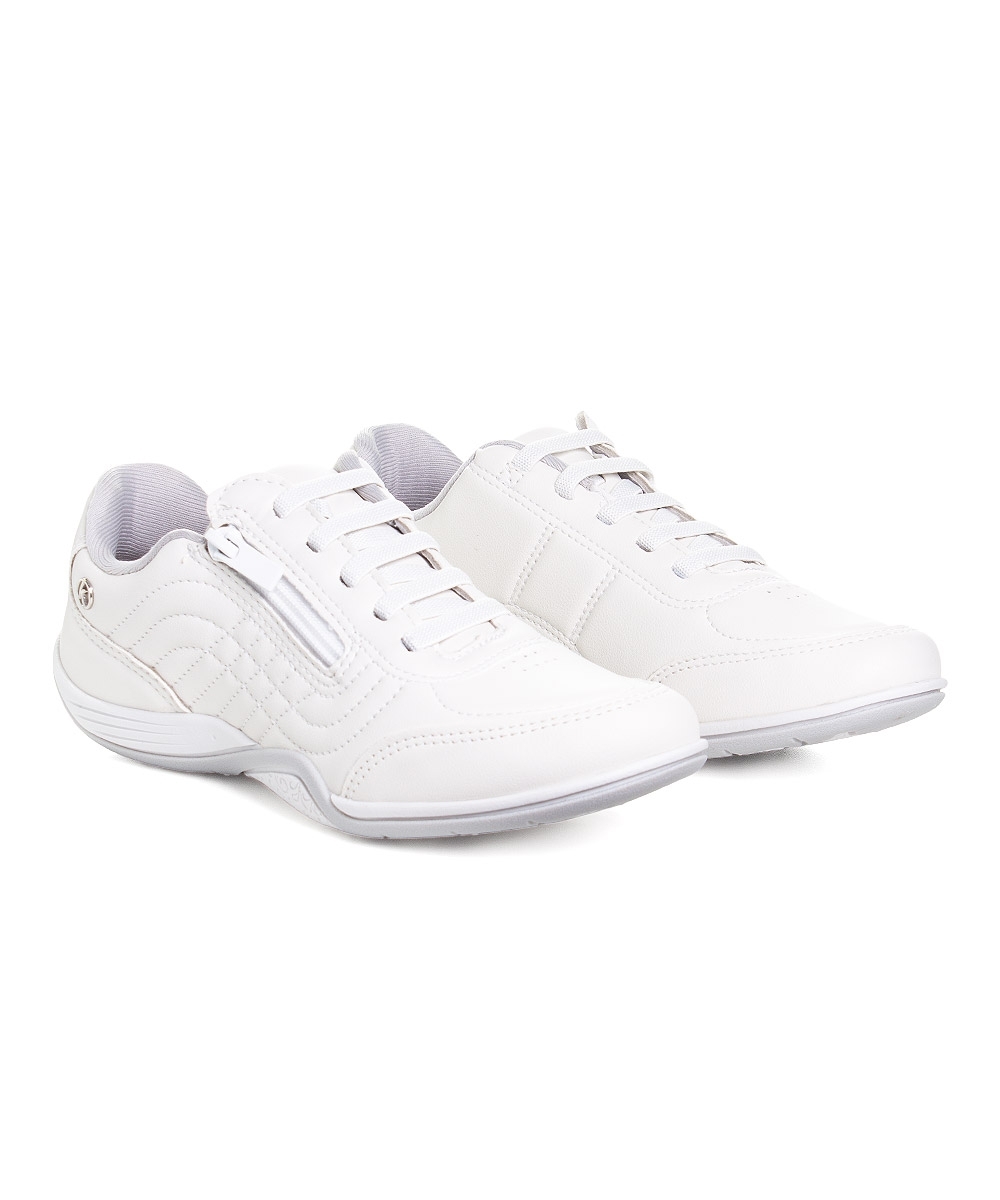 Tênis Feminino Kolosh Casual Ziper Branco