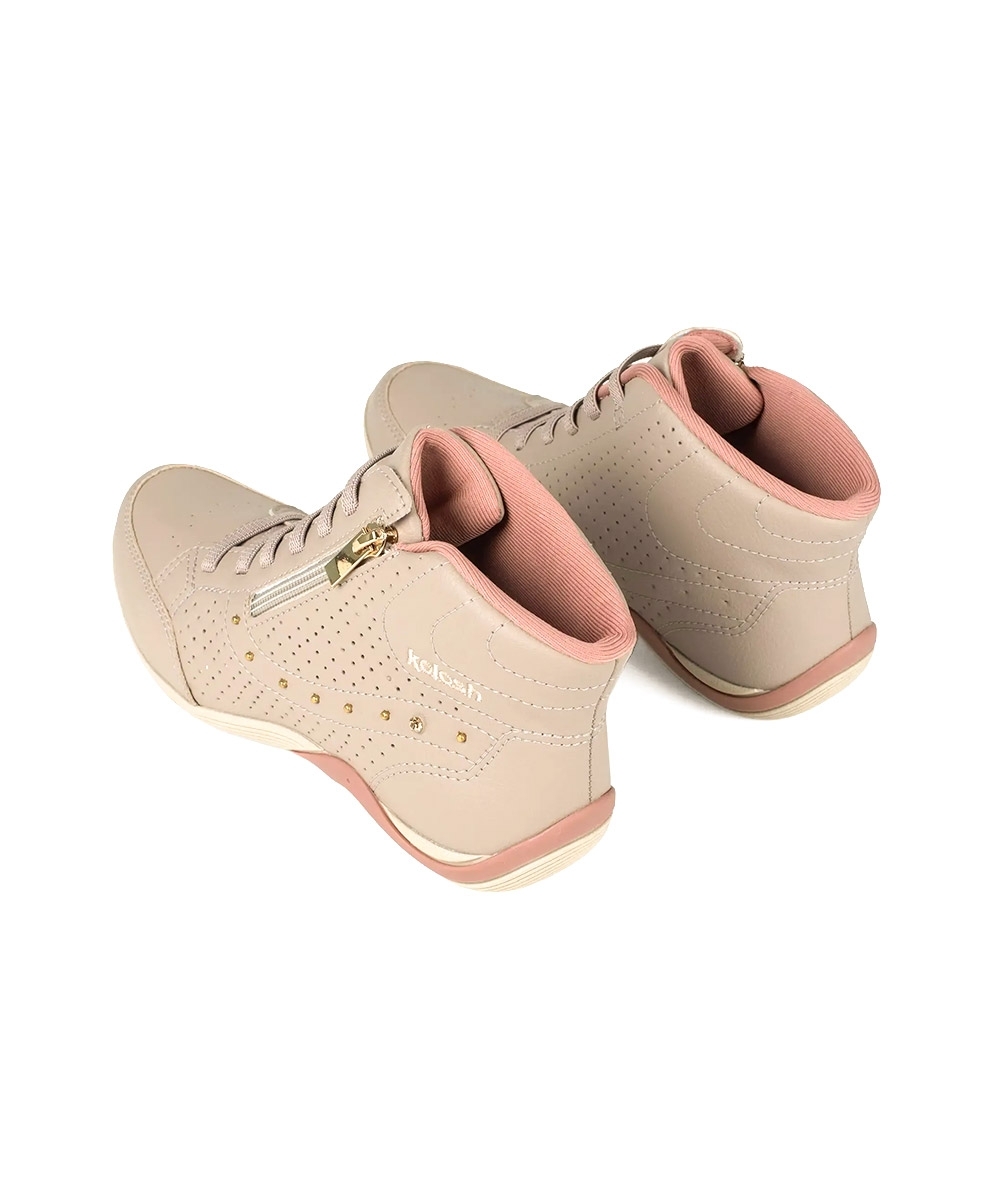 Tênis Feminino Kolosh Cano Alto Gel BEGE