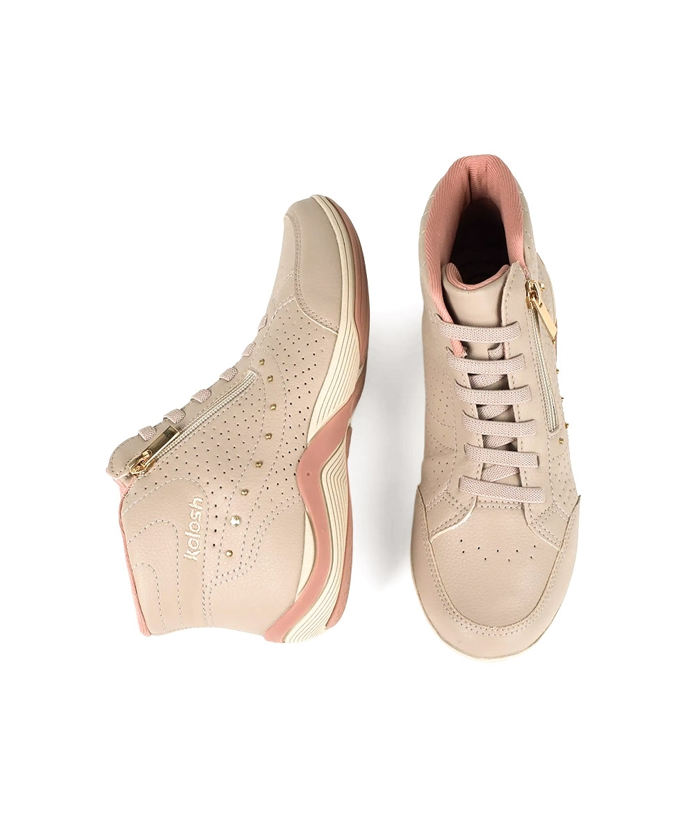 Tênis Feminino Kolosh Cano Alto Gel BEGE