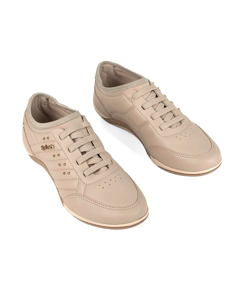 Tênis Feminino Kolosh Casual Gel Bege