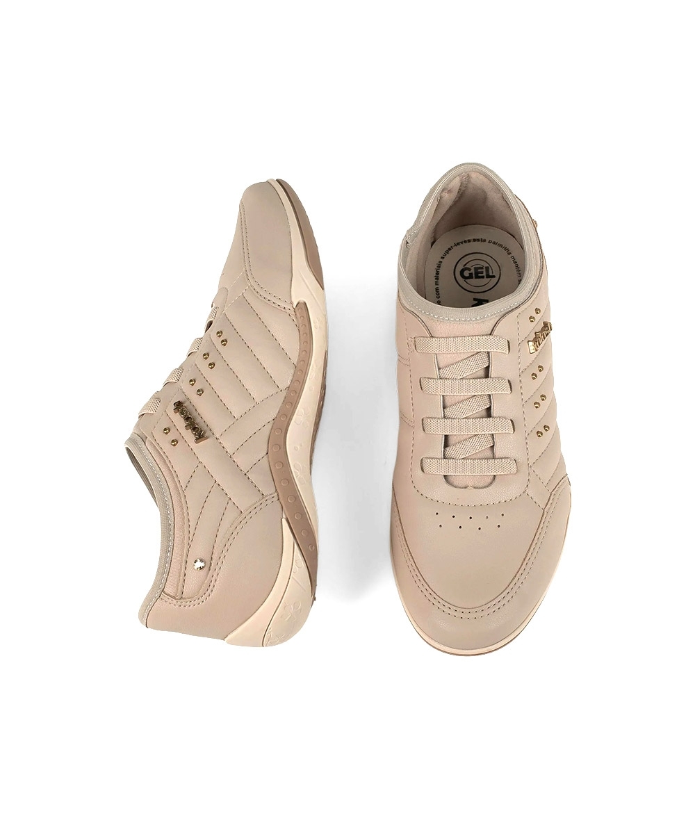 Tênis Feminino Kolosh Casual Gel Bege