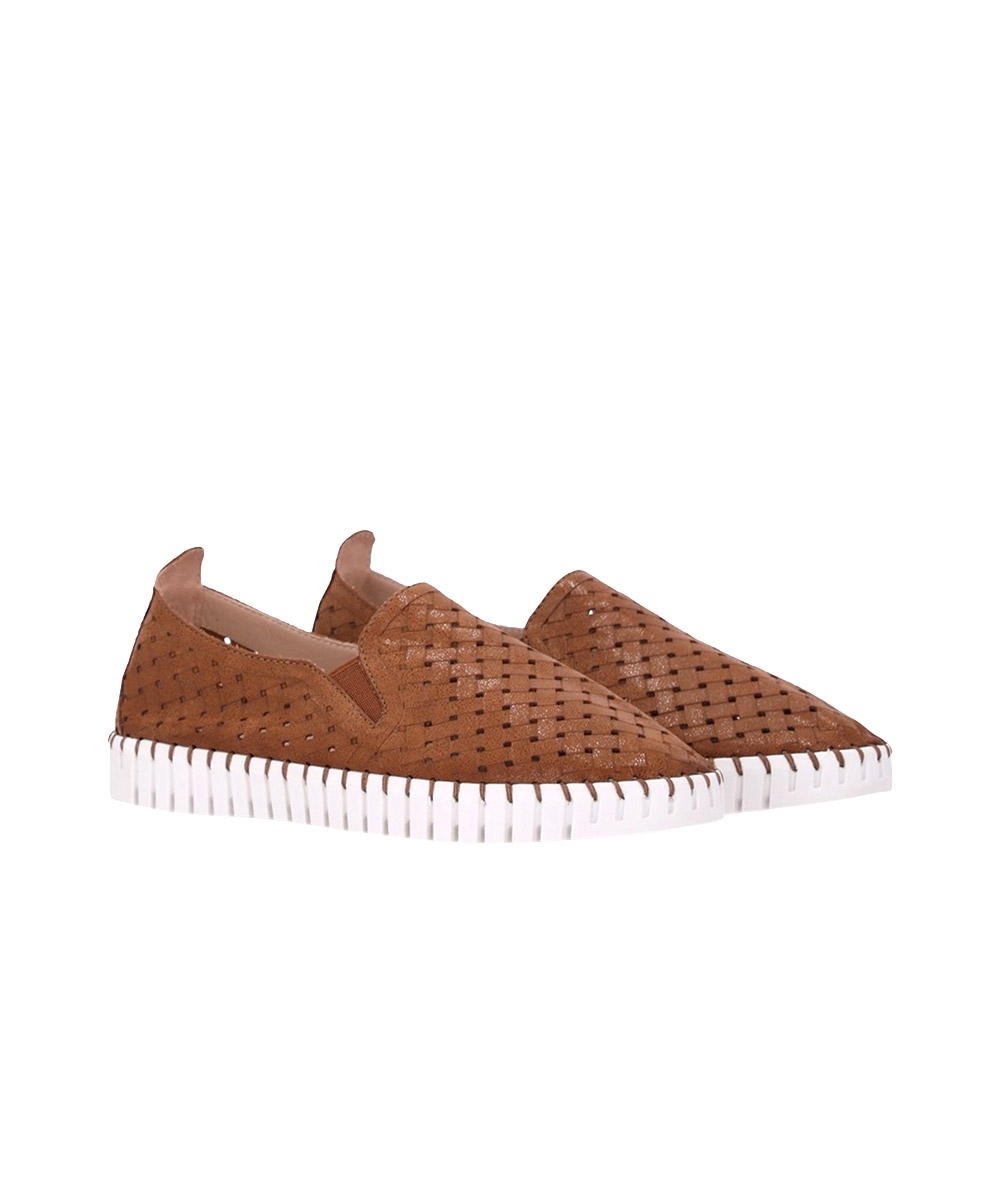 Tênis Feminino Luz Da Lua Toscana Couro Marrom