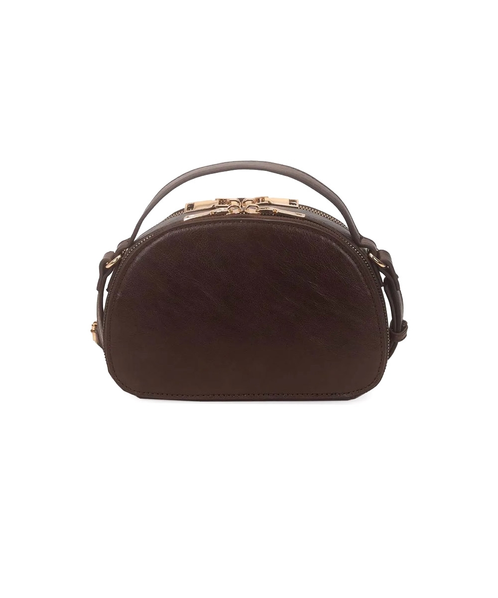 Bolsa Transversal Wj Pequena Marrom