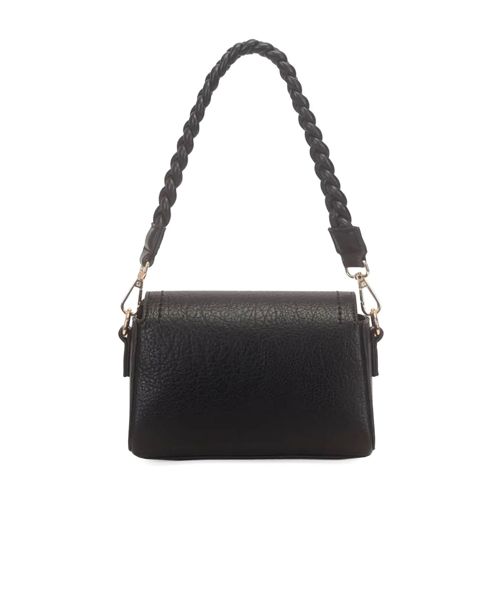 Bolsa Transversal Pequena Wj Alça Trançada Preto