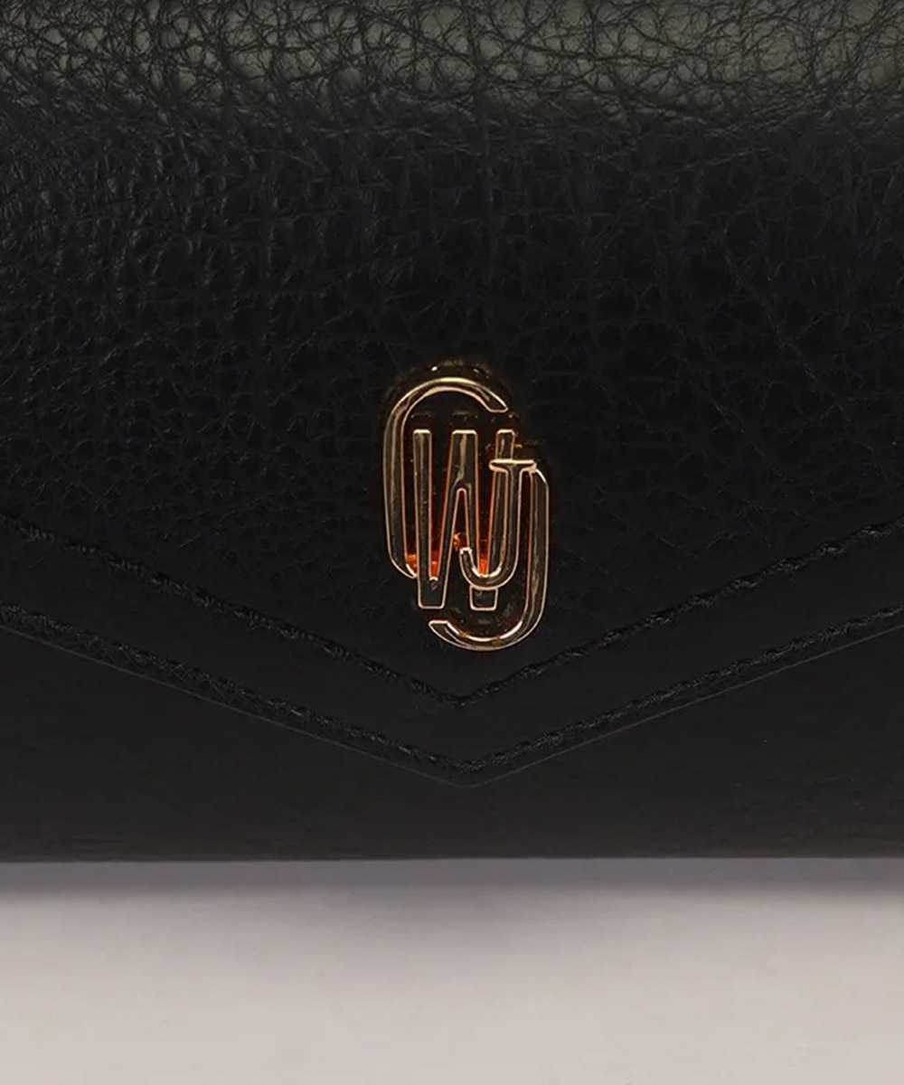 Bolsa Transversal Pequena Wj Alça Trançada Preto
