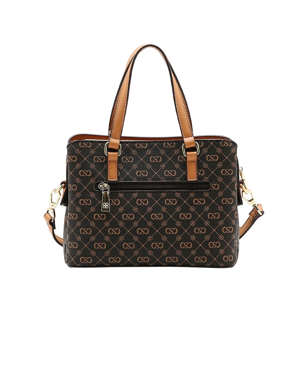 Bolsa Mão Chenson Elegance Monograma Café