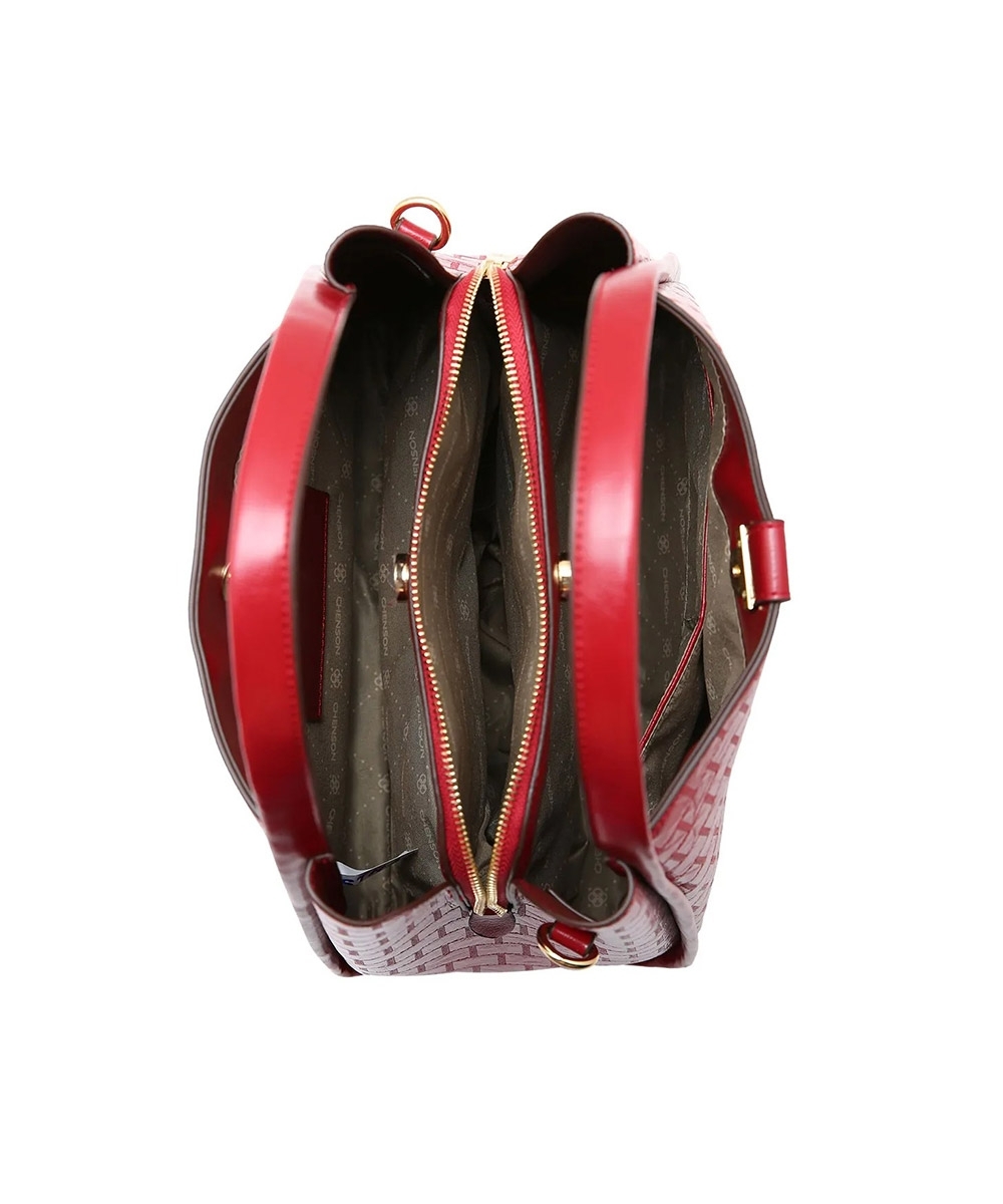 Bolsa Mão Chenson Matelasse Vinho