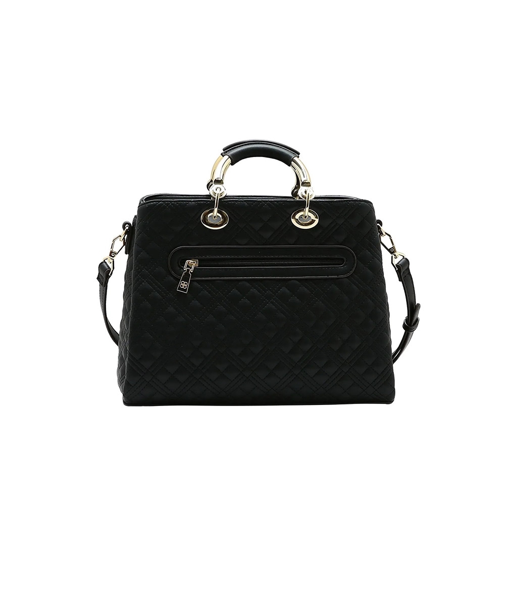 Bolsa Mão Chenson Matelassê Contemporâneo Preto