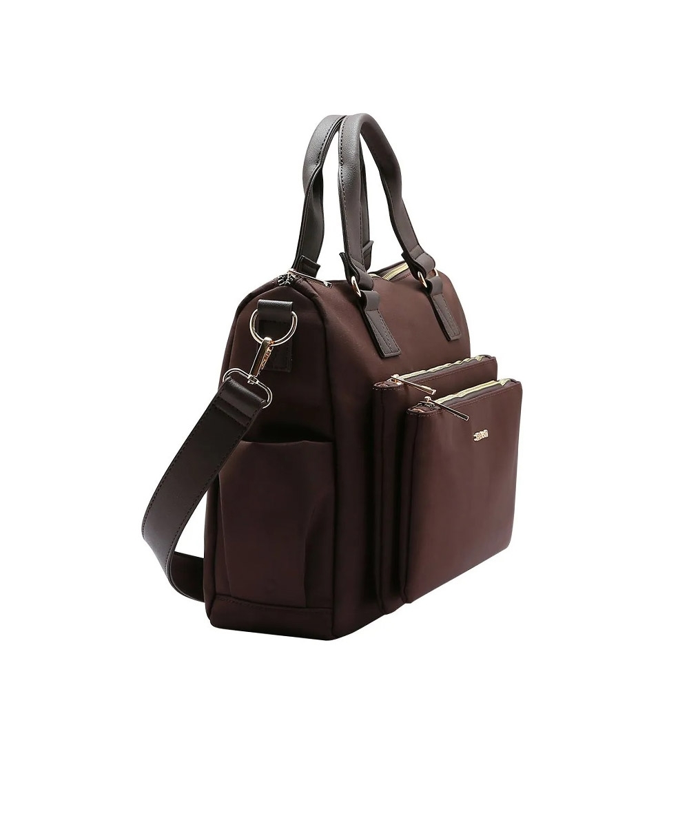 Bolsa De Mão Chenson Microfiber Casual Café