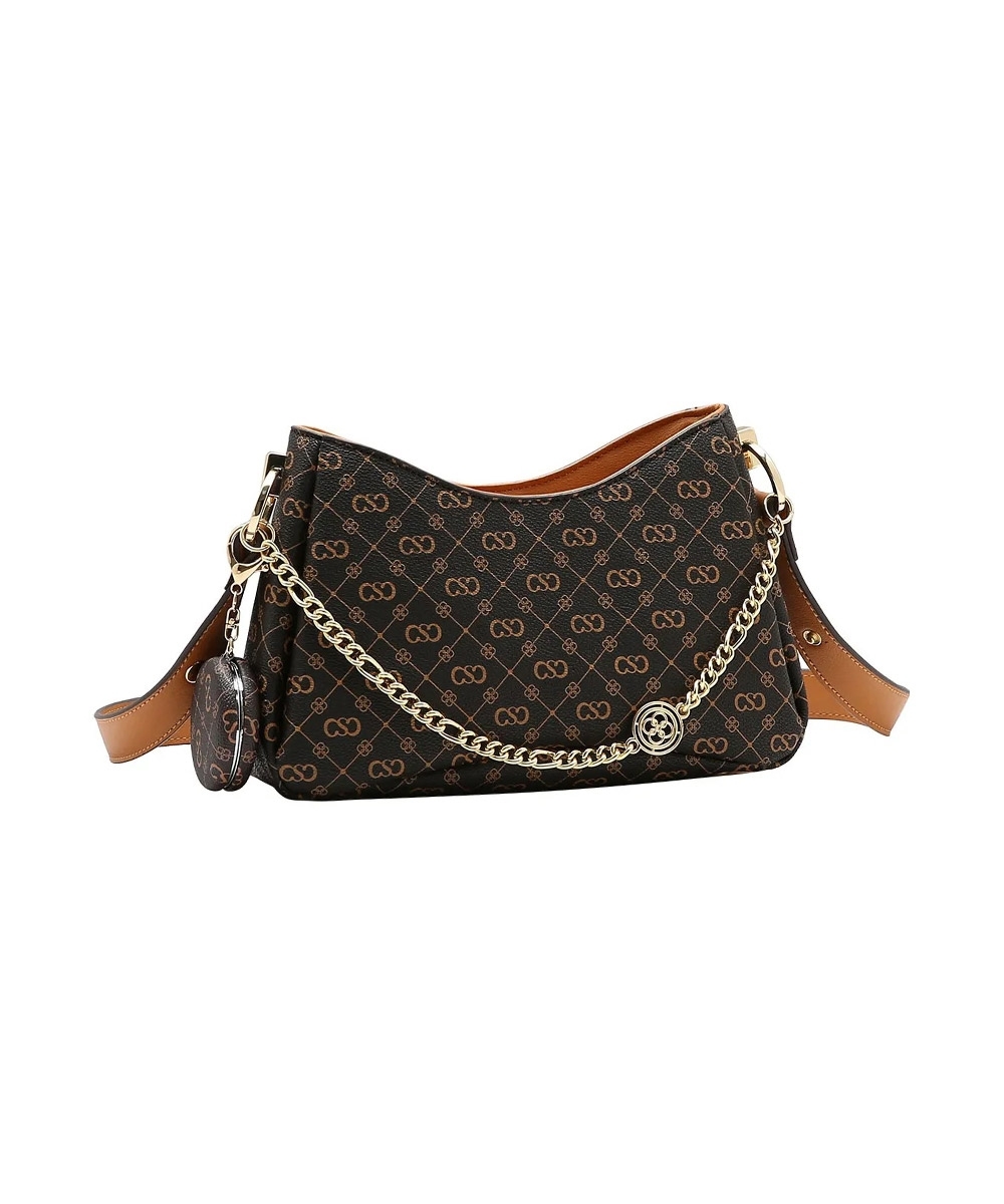 Bolsa Feminina Chenson Monograma Elegance Café