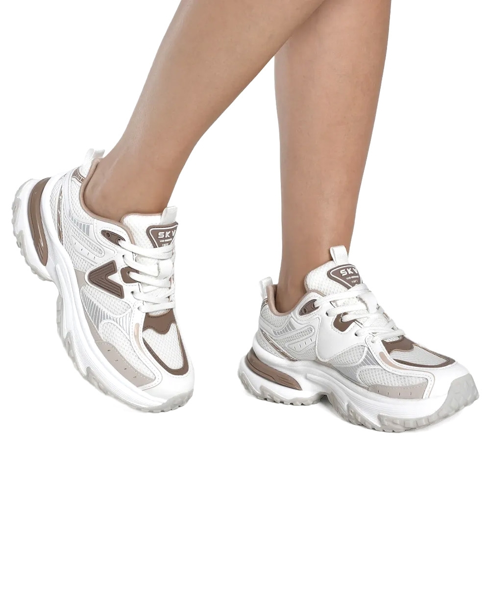 Tênis Feminino Via Marte Casual Skv Branco