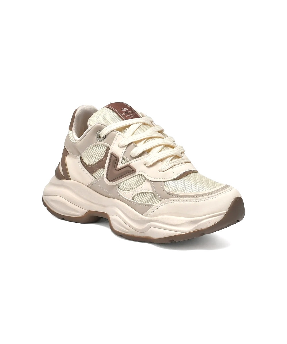 Tênis Feminino Via Marte Casual Chunky Marfim