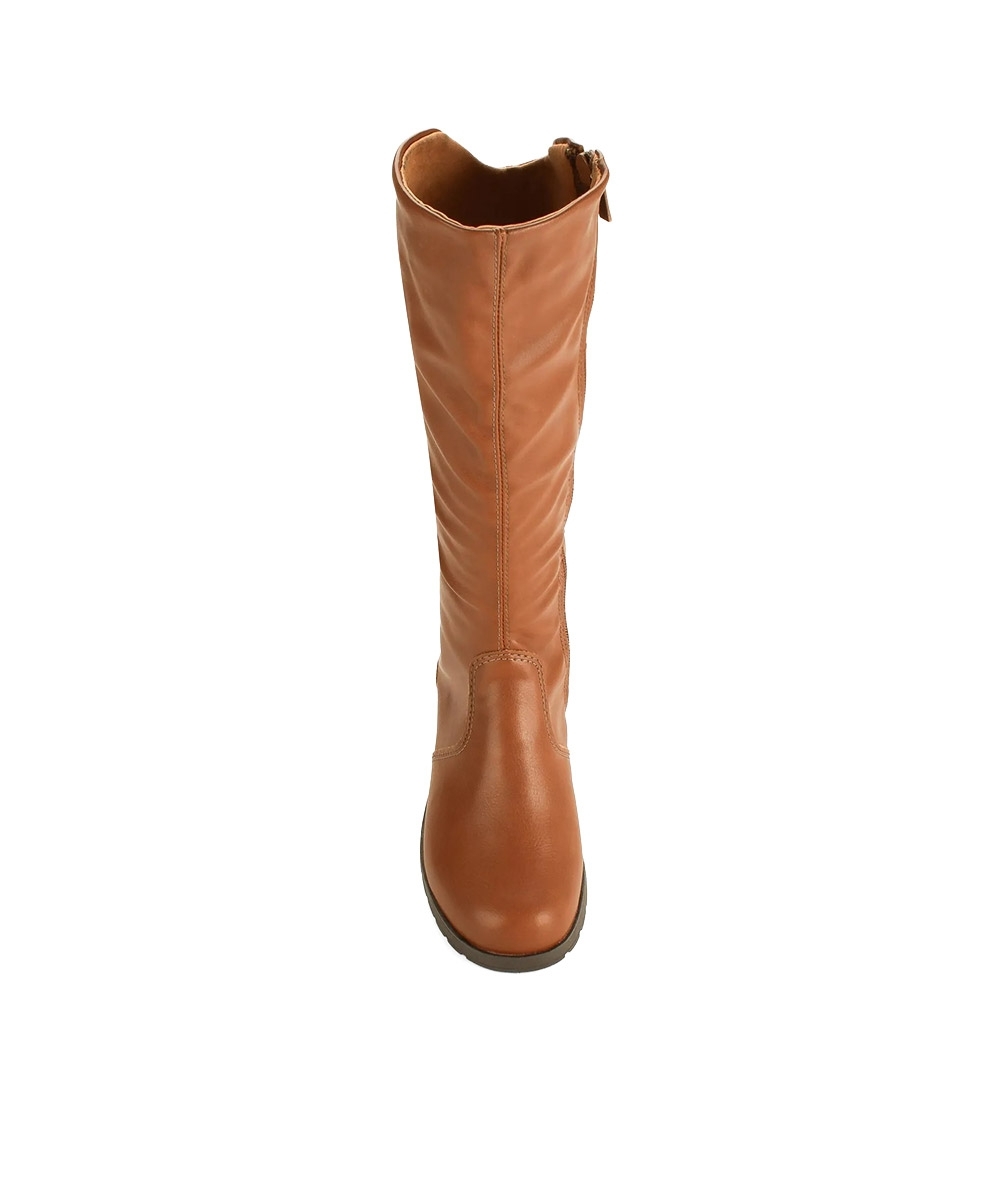 Bota Cano Longo Pink Cats Infantil Marrom