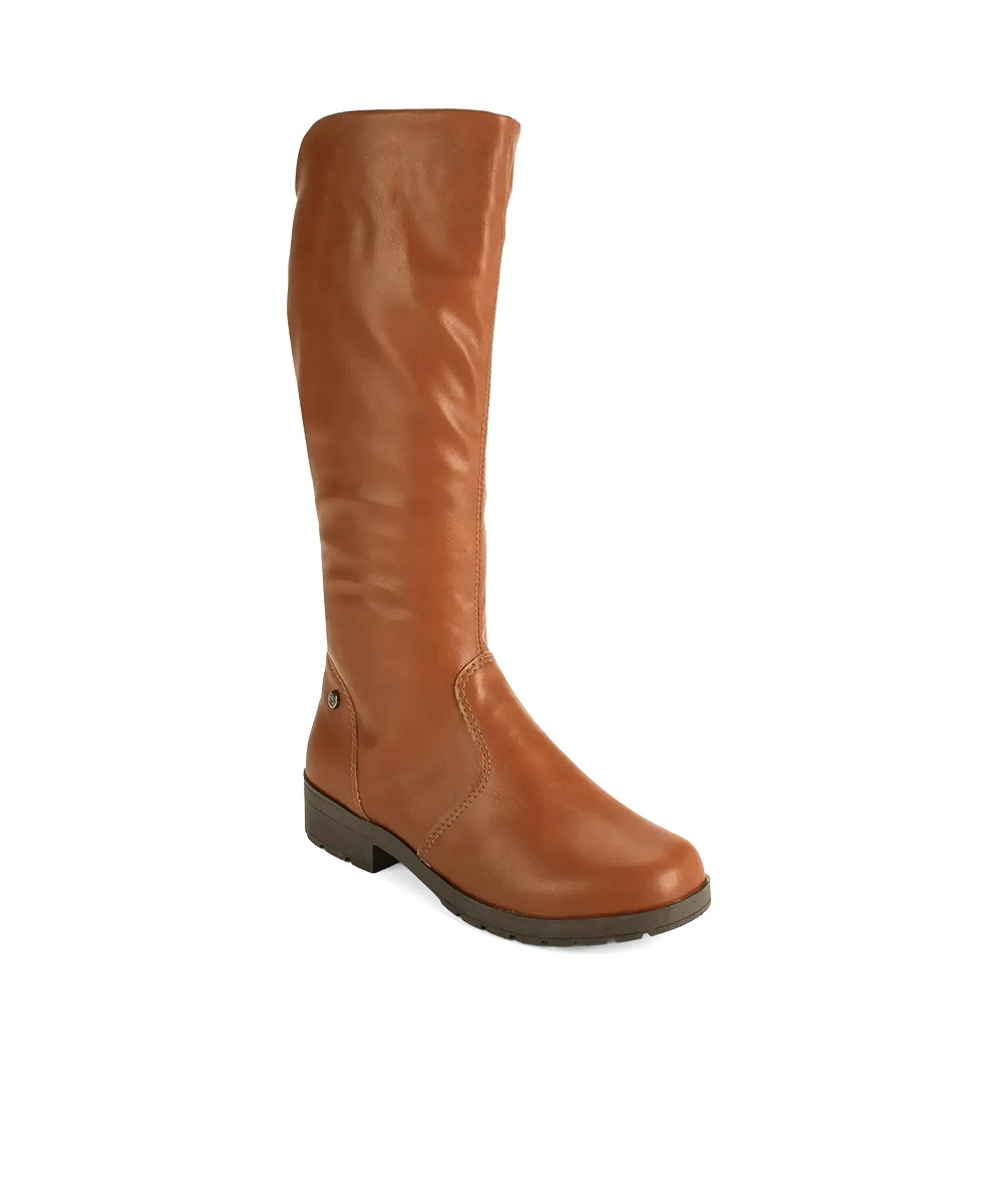 Bota Cano Longo Pink Cats Infantil Marrom