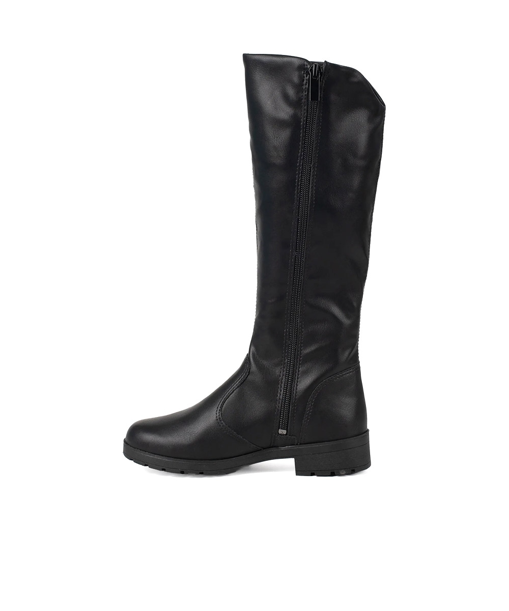 Bota Cano Longo Pink Cats Infantil Preto