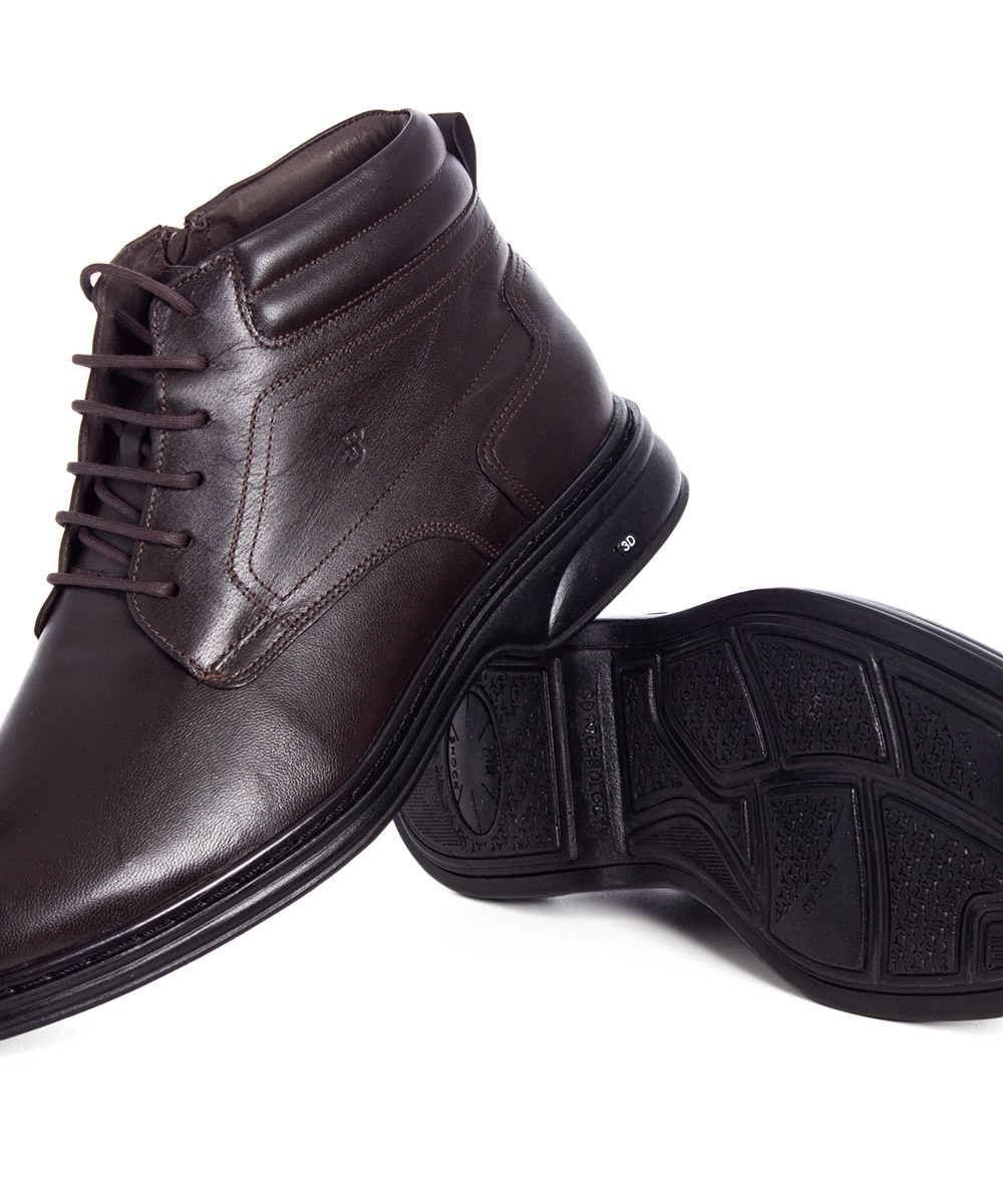 Bota Masculina Jota Pe 3d Evolution Couro Marrom