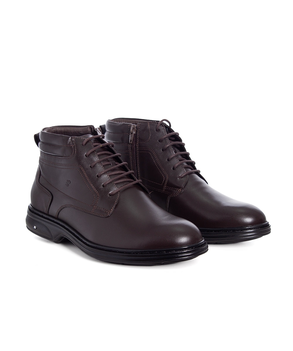 Bota Masculina Jota Pe 3d Evolution Couro Marrom