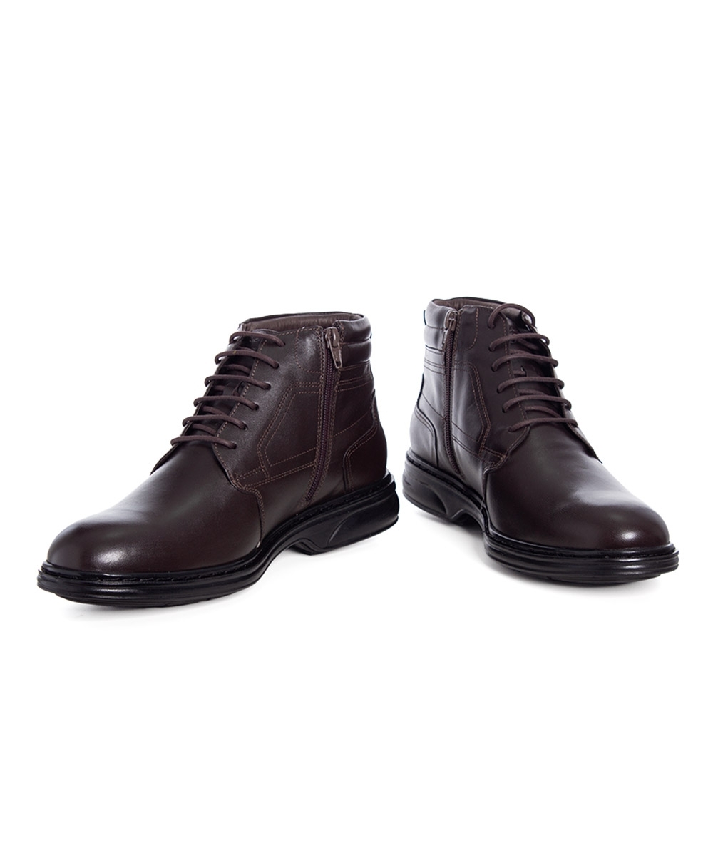 Bota Masculina Jota Pe 3d Evolution Couro Marrom