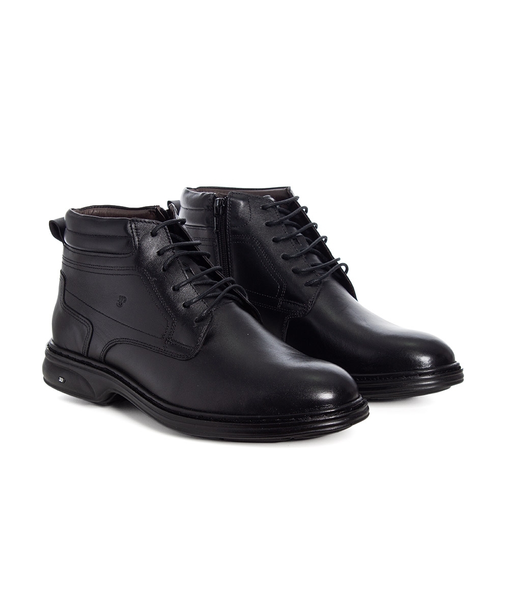 Bota Masculina Jota Pe 3d Evolution Couro Preto