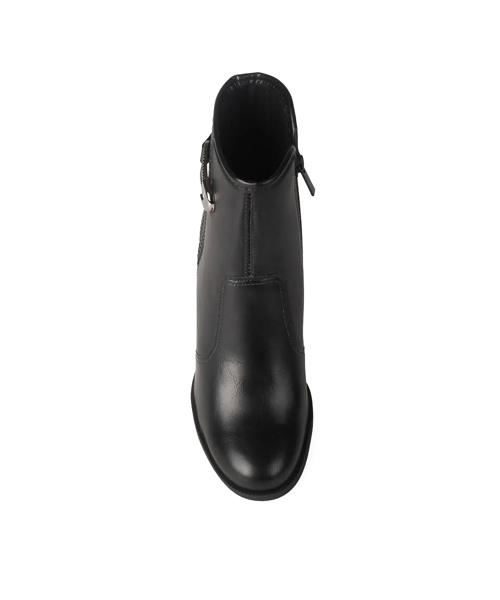 Bota Cano Curto Dakota Salto Bloco Preto