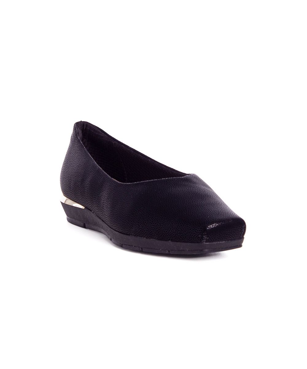 Sapatilha Piccadilly Fernanda Salto Baixo Preto