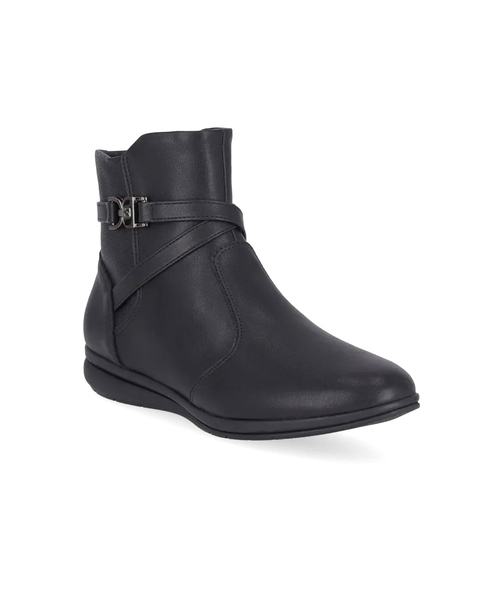Bota Cano Curto Piccadilly Sandy Anabela Preto