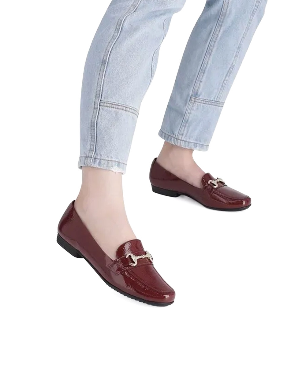 Sapato Loafer Piccadilly Raquel Salto Baixo Bordo